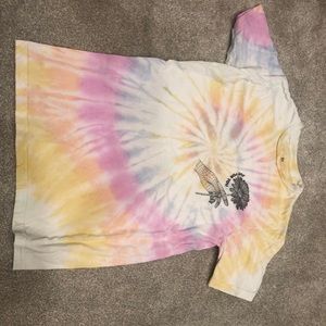 vintage tie dye top